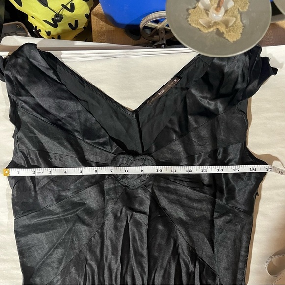 Black silk Hazel dress Y2K Whimsigoth - Picture 13 of 13